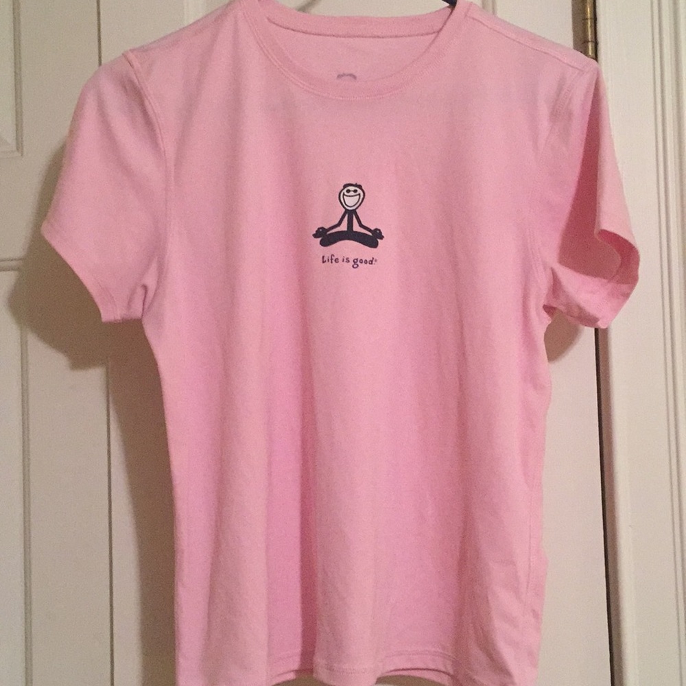 Life is good dry fit short sleeve top